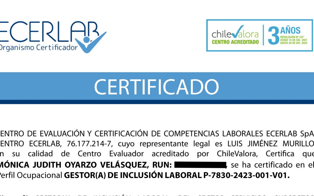 BUENAS NOTICIAS: GLOBALPESCA TIENE GESTORA DE INCLUSIÓN CERTIFICADA